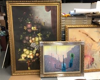 Various paintings