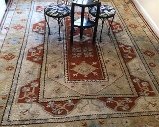 Hand made wool rug - $500