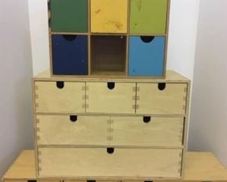 Wood Desk Storage Pieces