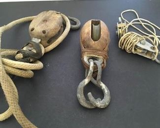 Antique Pulley Lot