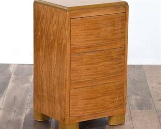 Mid Century Modern Solid Wood Nightstand