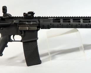 Stag Arms Stag-15 5.56 Cal Rifle SN# 328277, Adjustable Buttstock, Flip Up Sights, Vented Muzzle