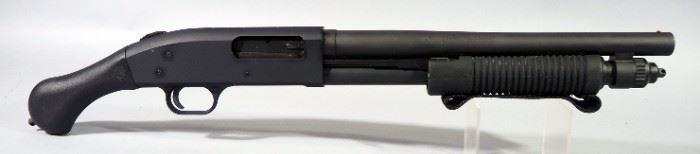 Mossberg 590 Shockwave 12 ga Tactical Pump Action Firearm SN# V0641595, Unfired, 14" BBL, NFA Exempt, See Attached Letter