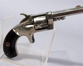 Whitneyville Armory Model No. 1 Variant .30 Cal 5-Shot Pocket Revolver SN# 242, With Birds Head Rosewood Grips, Nickel Plated