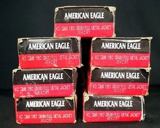 American Eagle 40 S&W 180 Gr FMJ Ammo, Approx 350 Rounds