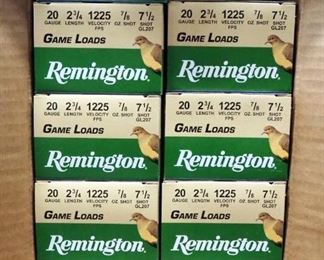 Remington 20 Ga 2-3/4" Game Load Shotgun Shells, Approx 225 Shells