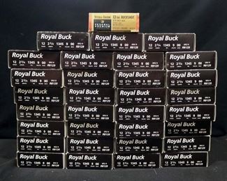 Royal Buck 12 Ga 2-3/4" Buckshot Approx 155 Rounds And Federal 12 Ga 2-3/4" Buckshot Approx 5 Rounds