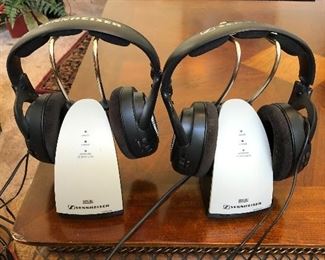 Sennheiser TR 130 Wireless Headphones with Charging Station(2 sets) $100.00