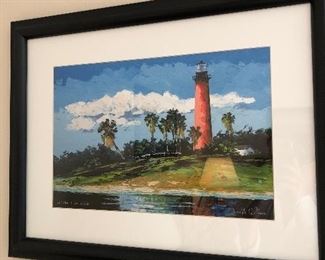 Jupiter Lighthouse by Joseph Pierre  $150.00
