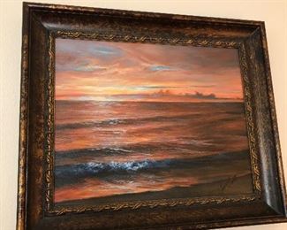 Sunset Art by Susan Smith  $150.00