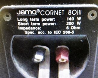 Jamo Cornet 8011 floor speakers continued...