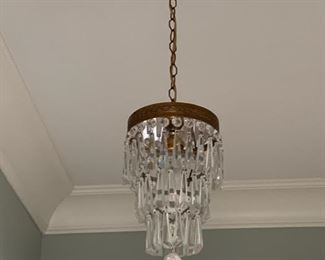 Ball drop chandelier ....I have three smaller ones that compliment this one.  Very cool for down a long hall.   Make offer  