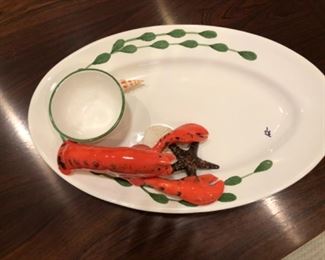 Lobster plate 12.