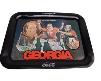 45. Limited Edition Georgia Football Display Tray