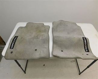48. Two 2 Used Tacoma Floor Mats
