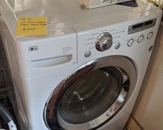 LOT 31 LG FRONT LOAD WASHER $300