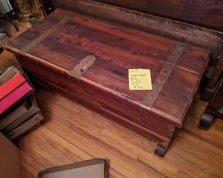  Great cedar chest LOT 39 $175
