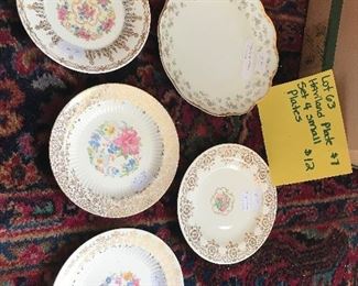 Pretty vintage dessert plates