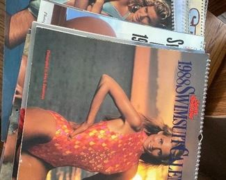 Collection of sports illustrated swimsuit edition calanders