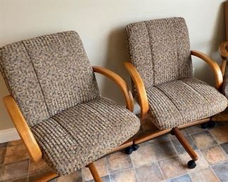 2 ROLLING CHAIRS $15 EACH
