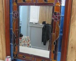 Stain Glass Wall Mirror - Price $75.00