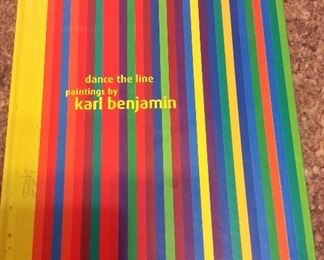 Dance the Line: Paintings by Karl Benjamin, Louis Stern Fine Arts, 2007. ISBN 0974942170. With Owner Bookplate. $10. Gallery Catalogue. 