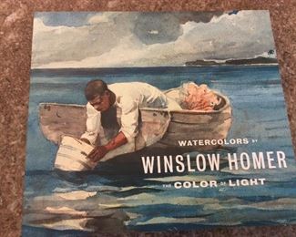 Watercolors By Winslow Homer: The Color of Light, Yale University Press, 2008. ISBN 9780865592261. With Owner Bookplate. $30.