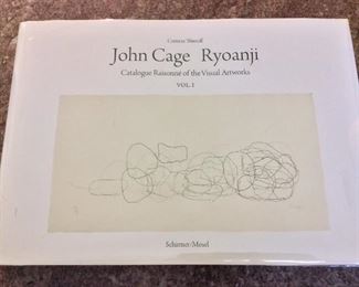 John Cage: Catalogue Raisonne f Visual Art Works Vol. I - Ryoanji, Schirmer Mosel, 2013. ISBN 9783829606257.  With Owner Bookplate. In Protective Mylar Cover. $65.