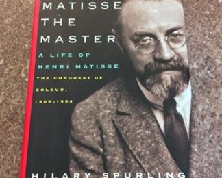 Matisse The Master: A Life of Henri Matisse The Conquest of Colour, 1909-1954, Hilary Spurling, Knopf, 2005, First American Edition. ISBN 0679434291. $5. 