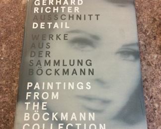 Gerhard Richter: Detail Paintings from the Bockmann Collection, 2014. ISBN 9783869845296. With Owner Bookplate. In Protective Mylar Cover. $15.