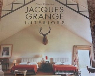 Jacques Grange: Interiors, Pierre Passion, Flammarion, 2009. ISBN 9782080301123. In Protective Mylar Cover. $25.