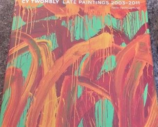 Cy Twombly: Late Paintings 2003-2011, Nela Pavlouskova, Thames & Hudson, 2015. ISBN 9780500093894. With Owner Bookplate. In Protective Mylar Cover. $55.