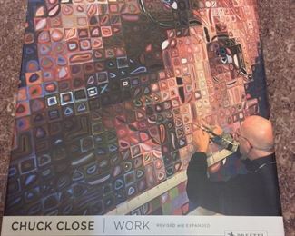 Chuck Close: Work (Revised and Expanded), Prestel, 2014. ISBN 9783791349183. With Owner Bookplate. In Protective Mylar Cover. $25. 