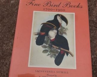 Fine Bird Books: 1700-1900, Sacheverell Sitwell, Atlantic Monthly Press, 1990. ISBN 0871132850. $5.  