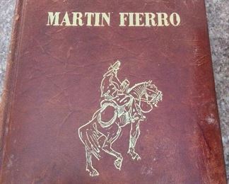 Martin Fierro: El Gaucho Martin Fierro La Vuelta De Martin Fierro, Jose Hernandez, Juan Lamela (Illustrator), Hercules di Cesare y Oscar B. Carballeira, Buenos Aires, 1968. $25. 