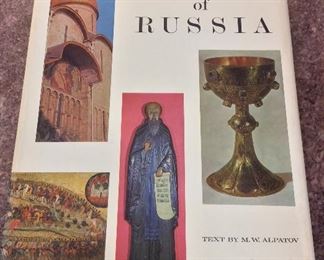 Art Treasures of Russia, M.W. Alpatov, Abrams, 1967. With 104 Hand Tipped Color Plates. $20.
