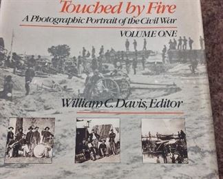 Touched by Fire: A Photographic Portrait of the Civil War Volume One, William C. Davis, Little Brown, 1985. ISBN 0316176613. $5.