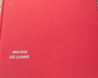 Analogue, Zoe Leonard, The MIT Press, 2007. ISBN 978026122955. With Owner Bookplate. $45.