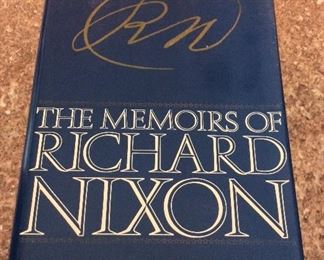 The Memoirs of Richard Nixon, Grosset & Dunlap, 1978. First Printing. ISBN 0448143747. With Owner Bookplate. $5. 