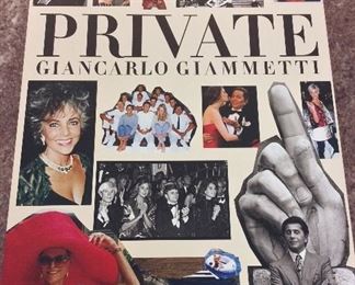 Private: Giancarlo Giammetti, Assouline, 2013. ISBN 9781614281412. In Slipcase. $250. 