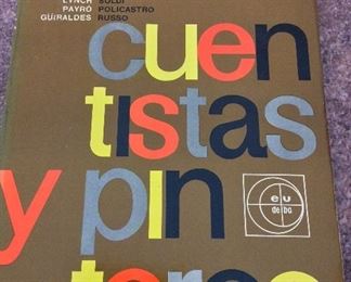 Cuentistas y Pintores, Editorial Universitaria de Buenos Aires, 1963. $15. 