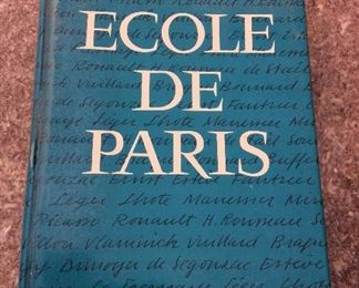 Ecole De Paris: Son Histoire Son Epoque, Raymond Nacenta, Editions Seghers, 1960. $20.