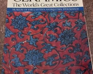 Oriental Ceramics: The World's Great Collections Volume 8 Museum of Far Eastern Antiquities, Stockholm, Kodansha International Ltd., 1982. ISBN 0870114476. In Slipcase. 97 Color Plates. 