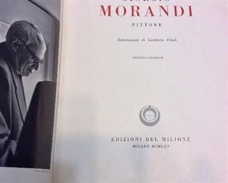 Giorgio Morandi Pittore Monografie di Artisti Italiani Contemporanei, Edizioni Del Milione, 1965. $40.
