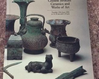 Sotheby's London, Important Ancient Chinese Bronzes, Ceramics and Works of Art, 1984. $4. 