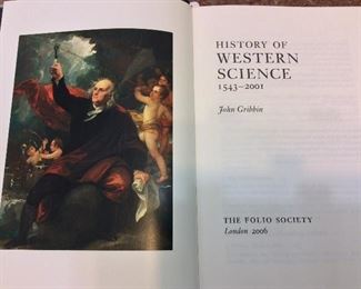 History of Western Science 1543-2001 by John Gribbin, The Folio Society, 2006. In Slipcase. $15.