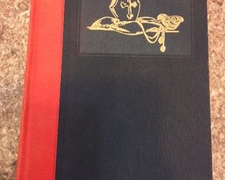 The Red and The Black by Marie-Henri Beyle (Stendhal), Illustrated by Rafaello Busoni, The Limited Editions Club, 1947. Numbered 1247 of 1500. Signed by the Illustrator. In Slipcase. $15. 