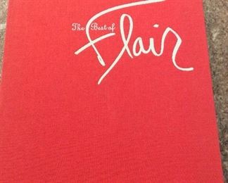 The Best of Flair, Edited by Fleur Cowles, Harper Collins, 1996. First Edition. ISBN 0060173904. In Clamshell Box. $50. Clamshell Box is show.