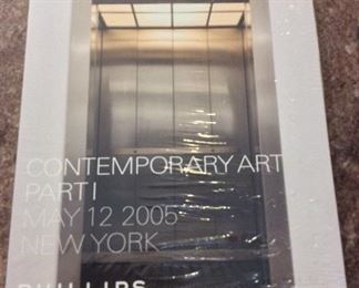 Contemporary Art Part I and Part II, Phillis de Pury & Company, New York, May 12-13, 2005. New in Shrink-wrap. $15. 