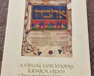 A Visual Testimony: Judaica from the Vatican Library, Center for the Fine Arts, Miami, 1987. $10.